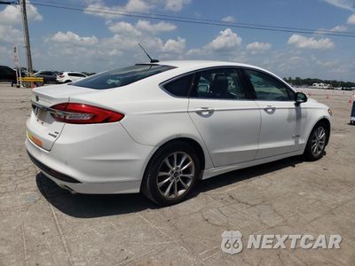 Trzecie zdjęcie samochodu z tyłu: 2017 FORD FUSION SE HYBRID VIN:3FA6P0LU1HR359623 - miniatura