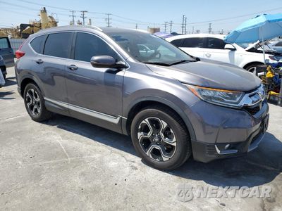 Czwarte zdjęcie samochodu z boku: 2019 HONDA CR-V TOURING VIN:7FARW1H99KE017676 - miniatura