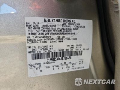 Zdjęcie 13 z 13 samochodu: 2010 LINCOLN MKT VIN:2LMHJ5AT6ABJ26658 - miniatura