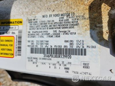 Zdjęcie 12 z 12 samochodu: 2018 FORD FUSION SE HYBRID VIN:3FA6P0LU0JR129920 - miniatura