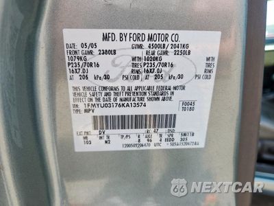 Zdjęcie 13 z 13 samochodu: 2006 FORD ESCAPE XLT VIN:1FMYU03176KA13574 - miniatura
