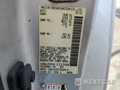 Zdjęcie 12 z 12 samochodu: 2011 NISSAN ALTIMA S VIN:1N4AL2EPXBC115208 - miniatura