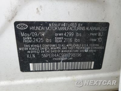 Zdjęcie 12 z 12 samochodu: 2011 HYUNDAI SONATA GLS VIN:5NPEB4AC9BH298196 - miniatura