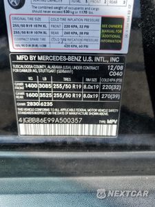 Zdjęcie 13 z 13 samochodu: 2009 MERCEDES-BENZ ML 350 VIN:4JGBB86E99A500357 - miniatura