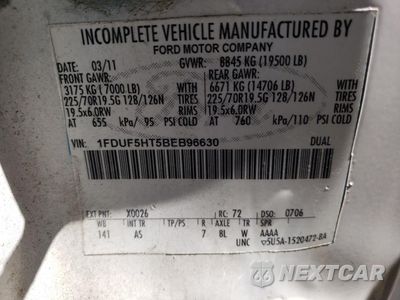 Zdjęcie 12 z 12 samochodu: 2011 FORD F550 SUPER DUTY VIN:1FDUF5HT5BEB96630 - miniatura