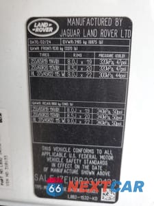 Zdjęcie 13 z 14 samochodu: 2024 LAND ROVER DEFENDER 110 S VIN:SALEJ7EU9R2310133 - miniatura