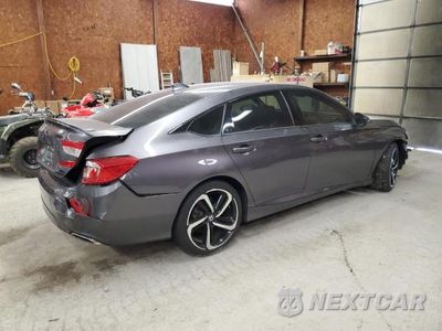 Trzecie zdjęcie samochodu z tyłu: 2019 HONDA ACCORD SPORT VIN:1HGCV2E36KA009720 - miniatura