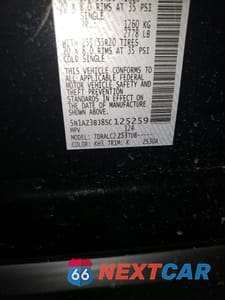 Zdjęcie 12 z 12 samochodu: 2025 NISSAN MURANO SV VIN:5N1AZ3BJ8SC125259 - miniatura