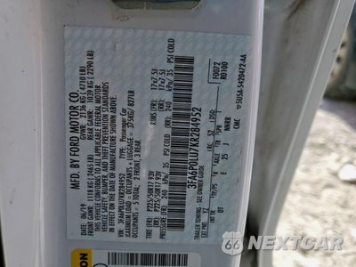 Zdjęcie 12 z 12 samochodu: 2019 FORD FUSION SE VIN:3FA6P0LU7KR284952 - miniatura