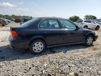 Trzecie zdjęcie samochodu z tyłu: 2000 HONDA CIVIC EX VIN:1HGEJ8649YL053464 - miniatura