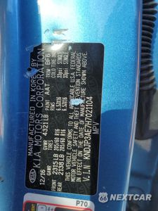 Zdjęcie 13 z 13 samochodu: 2017 KIA SOUL EV VIN:KNDJP3AE7H7021104 - miniatura