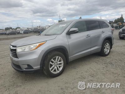 2014 TOYOTA HIGHLANDER LE 5TDBKRFH6ES033805 - główne zdjęcie licytacji z USA - miniatura