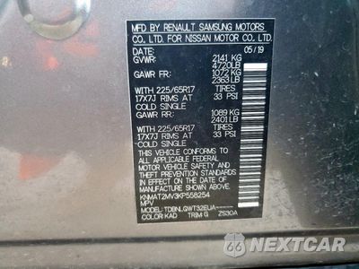 Zdjęcie 13 z 16 samochodu: 2019 NISSAN ROGUE S VIN:KNMAT2MV3KP558254 - miniatura