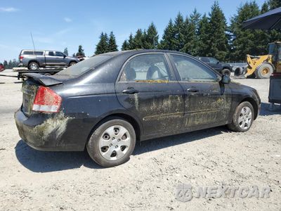 Trzecie zdjęcie samochodu z tyłu: 2009 KIA SPECTRA EX VIN:KNAFE222995667538 - miniatura