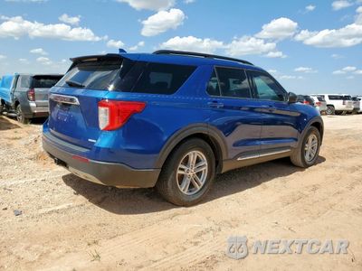 Trzecie zdjęcie samochodu z tyłu: 2020 FORD EXPLORER XLT VIN:1FMSK7DH6LGA52624 - miniatura
