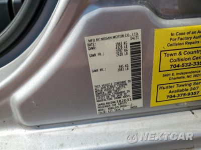 Zdjęcie 12 z 14 samochodu: 2021 NISSAN ALTIMA S VIN:1N4BL4BV2MN382031 - miniatura