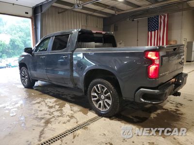 Drugie zdjęcie samochodu z przodu: 2019 CHEVROLET SILVERADO K1500 RST VIN:3GCUYEED5KG267605 - miniatura