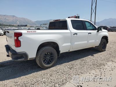 Trzecie zdjęcie samochodu z tyłu: 2024 CHEVROLET SILVERADO K1500 LT TRAIL BOSS VIN:3GCUDFE80RG300816 - miniatura