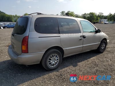 Trzecie zdjęcie samochodu z tyłu: 2000 NISSAN QUEST SE VIN:4N2XN11T9YD821002 - miniatura