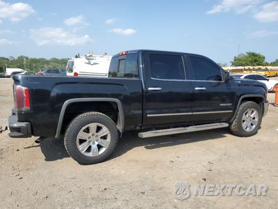 Trzecie zdjęcie samochodu z tyłu: 2018 GMC SIERRA K1500 SLT VIN:3GTU2NECXJG104391 - miniatura
