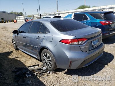 Drugie zdjęcie samochodu z przodu: 2021 TOYOTA COROLLA LE VIN:JTDEAMDE0MJ004632 - miniatura