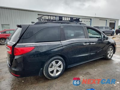 Trzecie zdjęcie samochodu z tyłu: 2018 HONDA ODYSSEY EXL VIN:5FNRL6H74JB016806 - miniatura