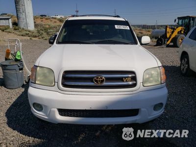 Piąte zdjęcie samochodu w środku: 2002 TOYOTA SEQUOIA LIMITED VIN:5TDBT48A02S111023 - miniatura