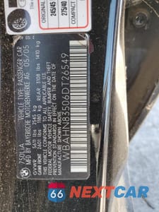 Zdjęcie 12 z 12 samochodu: 2006 BMW 750 LI VIN:WBAHN83506DT26549 - miniatura