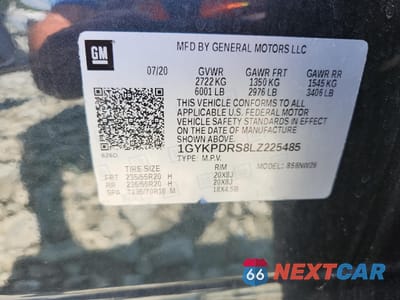 Zdjęcie 13 z 16 samochodu: 2020 CADILLAC XT6 PREMIUM LUXURY VIN:1GYKPDRS8LZ225485 - miniatura