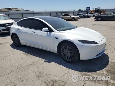 Czwarte zdjęcie samochodu z boku: 2025 TESLA MODEL 3 VIN:5YJ3E1EA6SF888022 - miniatura