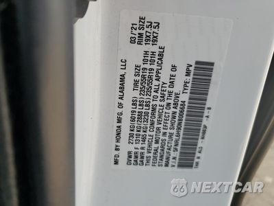 Zdjęcie 13 z 16 samochodu: 2022 HONDA ODYSSEY ELITE VIN:5FNRL6H90NB006684 - miniatura