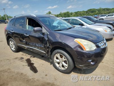 Czwarte zdjęcie samochodu z boku: 2011 NISSAN ROGUE S VIN:JN8AS5MV5BW283856 - miniatura
