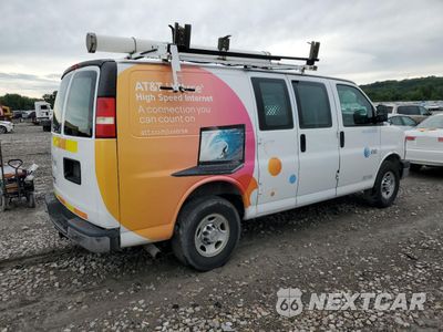 Czwarte zdjęcie samochodu z boku: 2014 CHEVROLET EXPRESS G2500 VIN:1GCWGFCA1E1914675 - miniatura