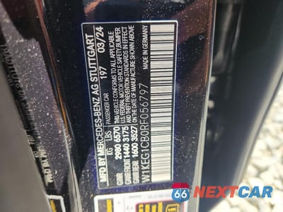 Zdjęcie 13 z 13 samochodu: 2024 MERCEDES-BENZ EQE SEDAN 350 4MATIC VIN:W1KEG1CB0RF056797 - miniatura