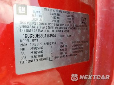 Zdjęcie 12 z 12 samochodu: 2016 CHEVROLET COLORADO Z71 VIN:1GCGSDE35G1181944 - miniatura