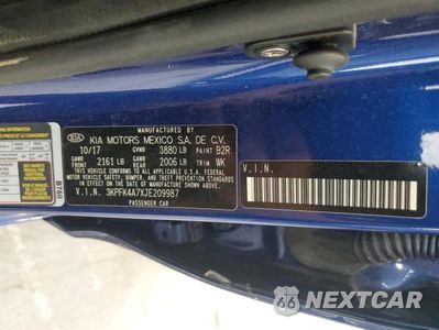 Zdjęcie 12 z 12 samochodu: 2018 KIA FORTE LX VIN:3KPFK4A7XJE209987 - miniatura