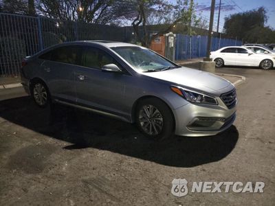 Czwarte zdjęcie samochodu z boku: 2017 HYUNDAI SONATA SPORT VIN:5NPE34AF7HH513395 - miniatura