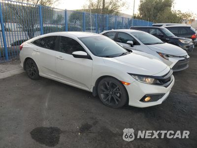 Czwarte zdjęcie samochodu z boku: 2021 HONDA CIVIC SPORT VIN:2HGFC2F80MH543281 - miniatura