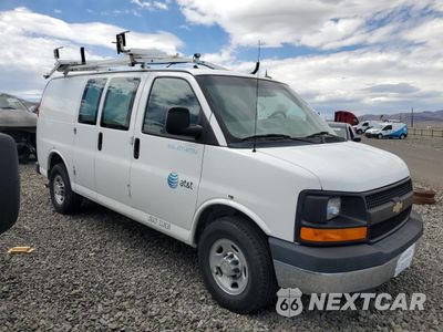 Czwarte zdjęcie samochodu z boku: 2014 CHEVROLET EXPRESS G2500 VIN:1GCWGFCA1E1160726 - miniatura