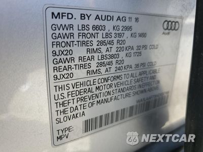 Zdjęcie 13 z 14 samochodu: 2017 AUDI Q7 PREMIUM PLUS VIN:WA1LAAF73HD037188 - miniatura
