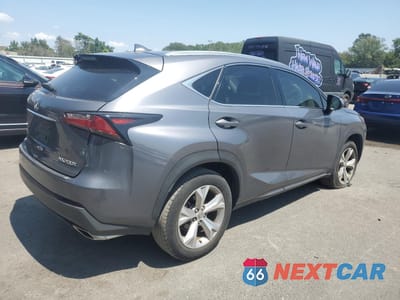 Trzecie zdjęcie samochodu z tyłu: 2017 LEXUS NX 200T BASE VIN:JTJBARBZ1H2097048 - miniatura