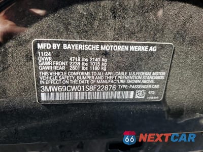 Zdjęcie 13 z 16 samochodu: 2025 BMW 330I VIN:3MW69CW01S8F22876 - miniatura