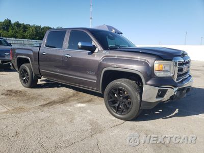 Czwarte zdjęcie samochodu z boku: 2015 GMC SIERRA K1500 SLT VIN:3GTU2VEC8FG392824 - miniatura
