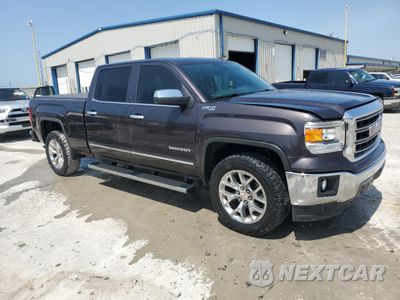 Czwarte zdjęcie samochodu z boku: 2015 GMC SIERRA K1500 SLT VIN:3GTU2VEC6FG336106 - miniatura