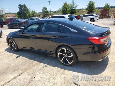 Drugie zdjęcie samochodu z przodu: 2021 HONDA ACCORD SPORT SE VIN:1HGCV1F4XMA111994 - miniatura