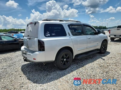 Trzecie zdjęcie samochodu z tyłu: 2008 NISSAN ARMADA SE VIN:5N1AA08D08N610709 - miniatura
