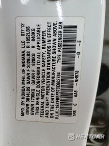 Zdjęcie 12 z 12 samochodu: 2012 HONDA CIVIC NATURAL GAS VIN:19XFB5F57CE002764 - miniatura