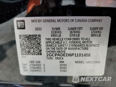 Zdjęcie 12 z 15 samochodu: 2023 CHEVROLET SILVERADO C1500 RST VIN:2GCPADED6P1101458 - miniatura