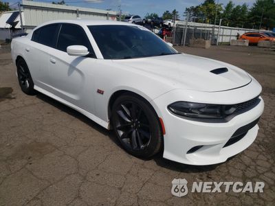 Czwarte zdjęcie samochodu z boku: 2019 DODGE CHARGER SCAT PACK VIN:2C3CDXGJ4KH506121 - miniatura