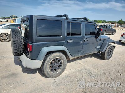 Trzecie zdjęcie samochodu z tyłu: 2017 JEEP WRANGLER UNLIMITED SPORT VIN:1C4HJWDG5HL668476 - miniatura